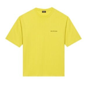 Balenciaga Medium Fit T-Shirt 'Yellow' size L